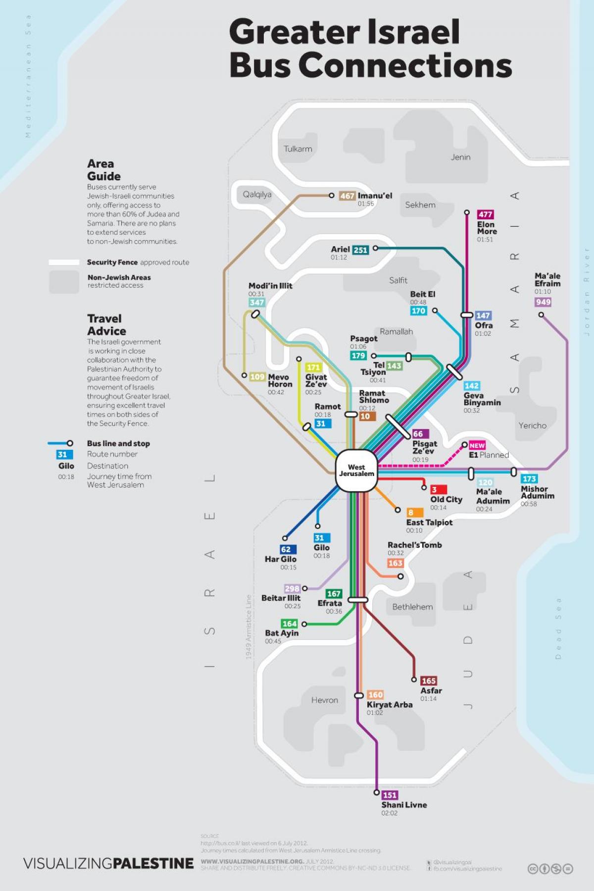 mapa ng bus 
