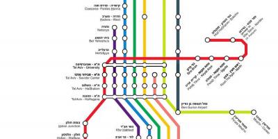 Mapa ng israel tren