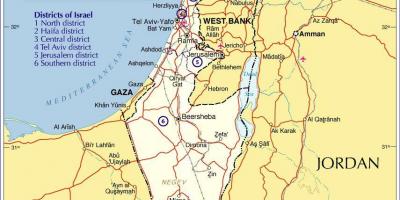 Israel rehiyon mapa